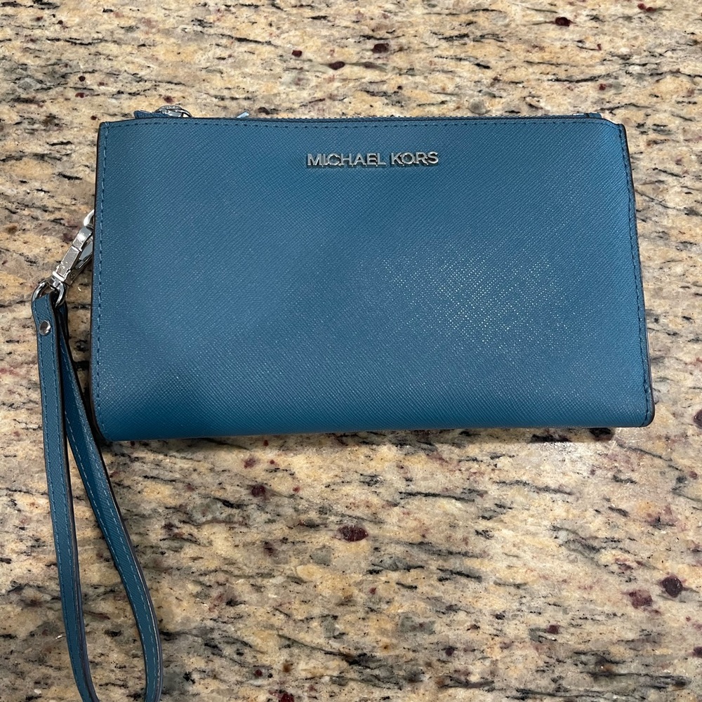 Teal Michael Kors Wallet new!